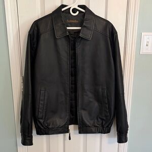 St. John's Bay Black Leather Jacket